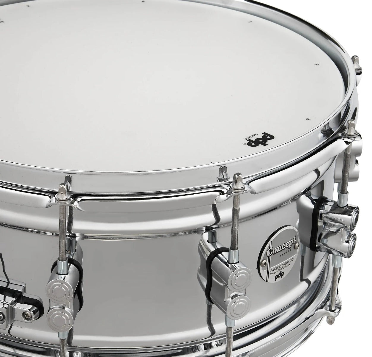 PDP Concept Series 6.5" x 14" Chrome Over Steel Metal Snare Drum
