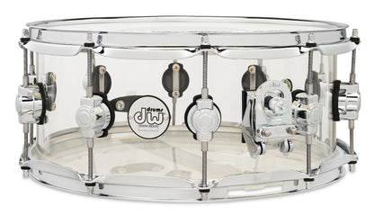 DW Design 5.5" x 14" Clear Acrylic Snare Drum