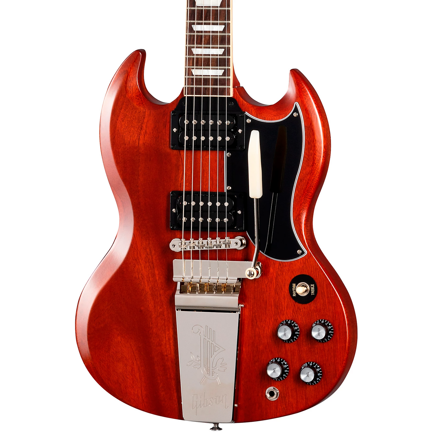 Gibson SG Standard Faded '61 Maestro Vibrola Electric Guitar in Vintage Cherry
