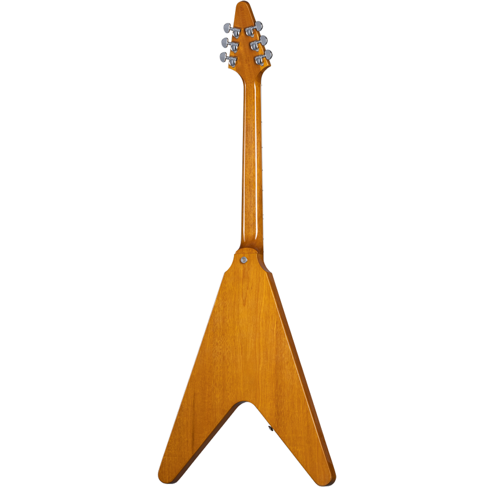 Gibson 70s Flying V Electric Guitar in Antique Natural