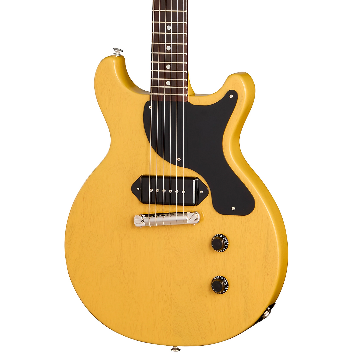 Gibson Les Paul Junior Double Cut Electric Guitar in TV Yellow