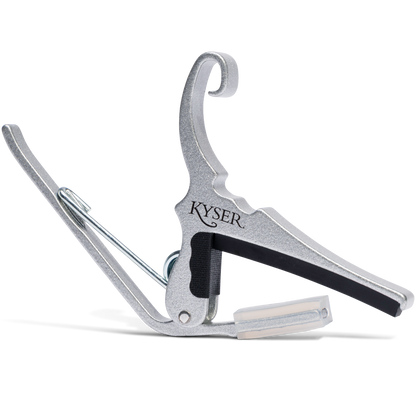 Kyser Quick Change Acoustic Guitar Capo in Silver