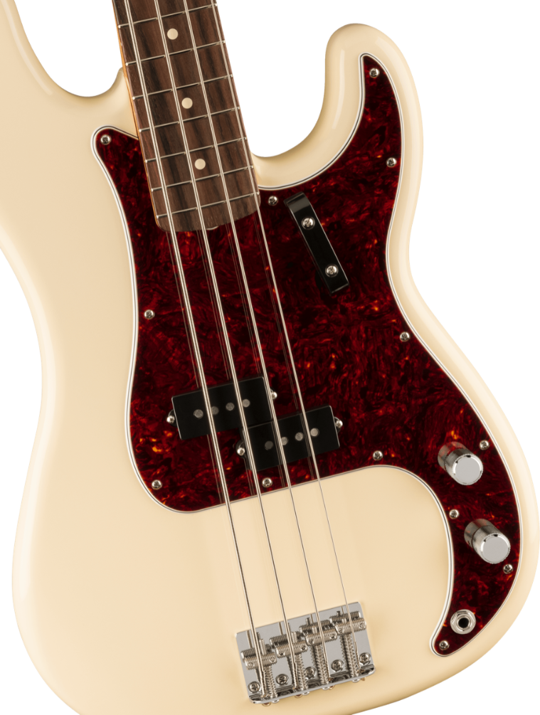 Fender Vintera II '60s Precision Bass, Rosewood Fingerboard in Olympic White