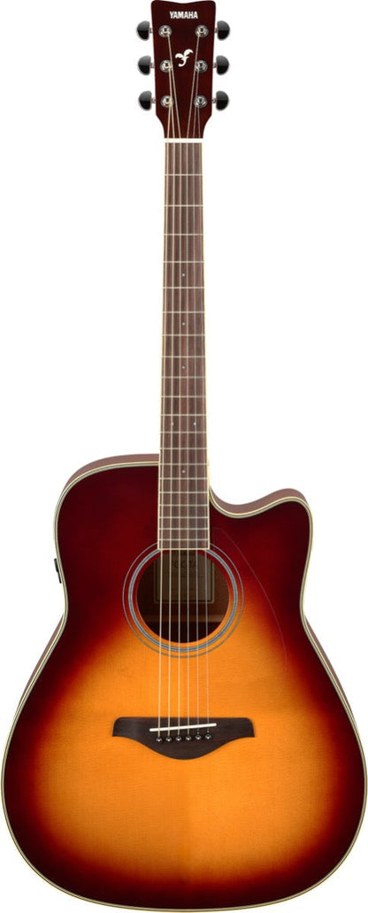 Yamaha FGC TA TransAcoustic Guitar in Brown Sunburst