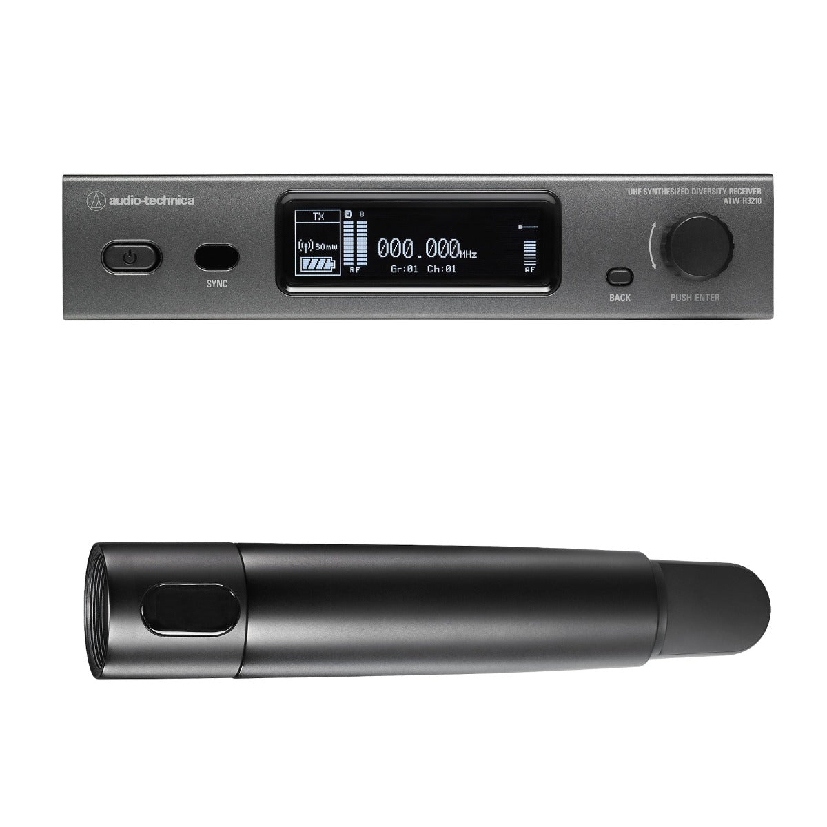 Audio-Technica ATW-3212 3000 Series Wireless Handheld Microphone System