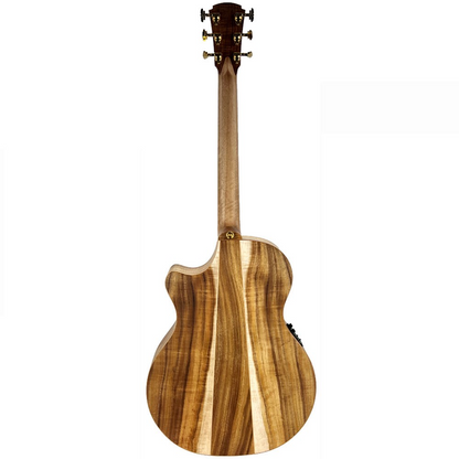 Cole Clark CTL3EC-BLBLE-HUM True Hybrid Thinline in Acoustic Electric Guitar in Natural