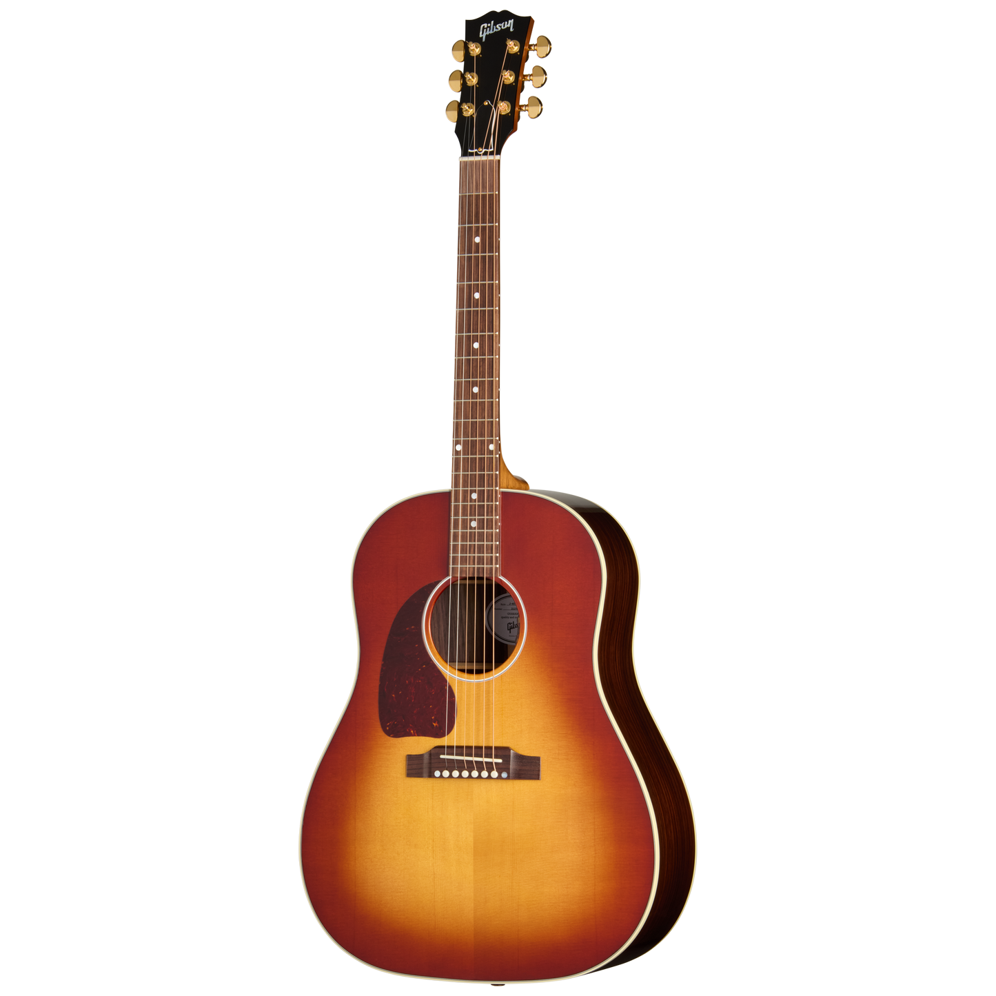 Gibson J-45 Standard Rosewood Left Handed Acoustic Electric Guitar in Rosewood Burst