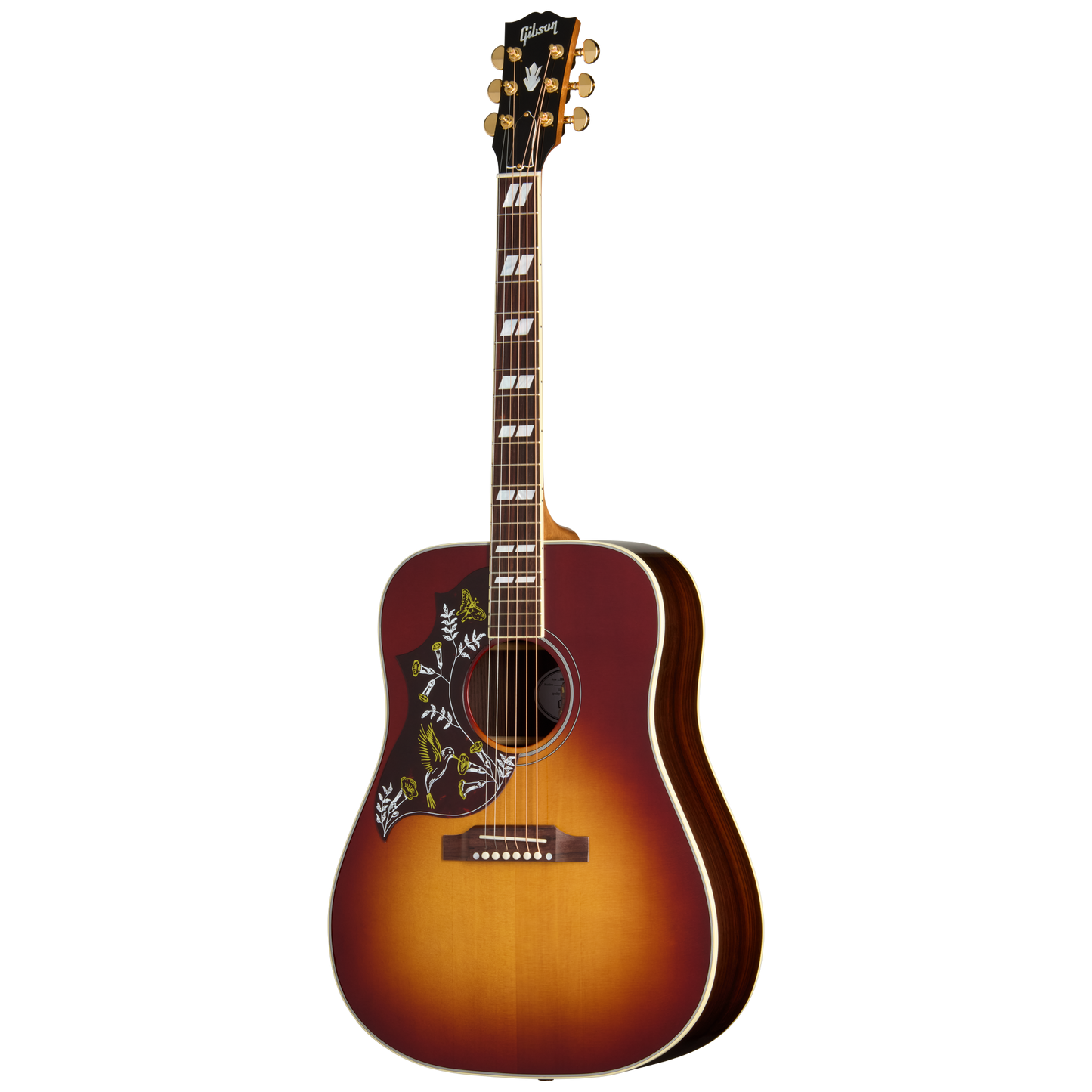 Gibson Hummingbird Standard Rosewood Left Handed Acoustic Electric Guitar in Rosewood Burst