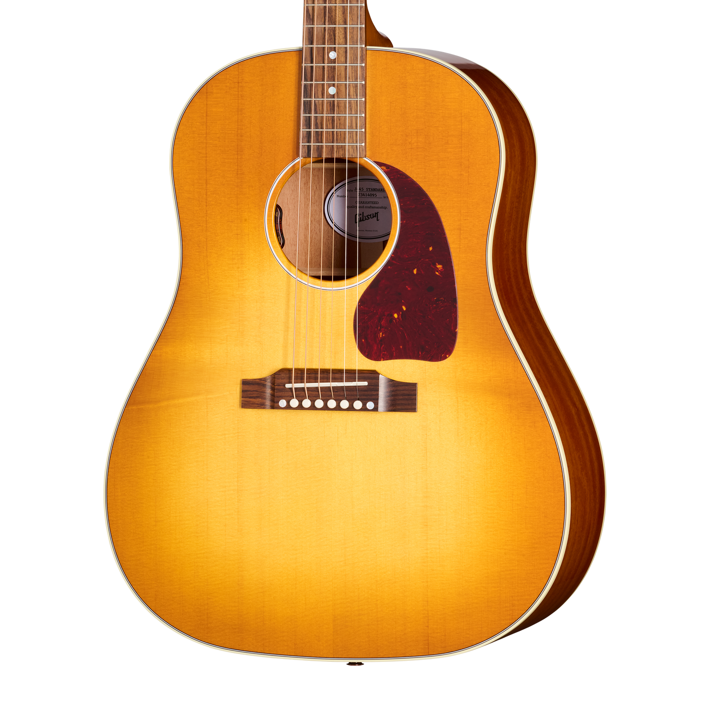 Gibson J-45 Standard Heritage Acoustic Electric Guitar in Cherry Sunburst