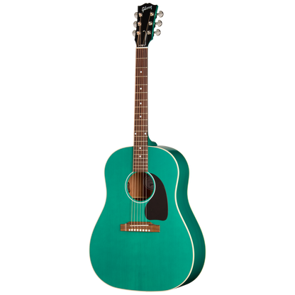 Gibson J-45 Standard Acoustic Electric Guitar in Translucent Teal