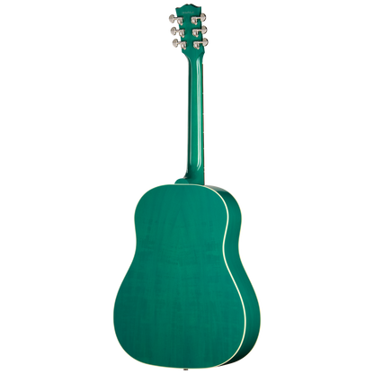 Gibson J-45 Standard Acoustic Electric Guitar in Translucent Teal