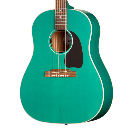 Gibson J-45 Standard Acoustic Electric Guitar in Translucent Teal