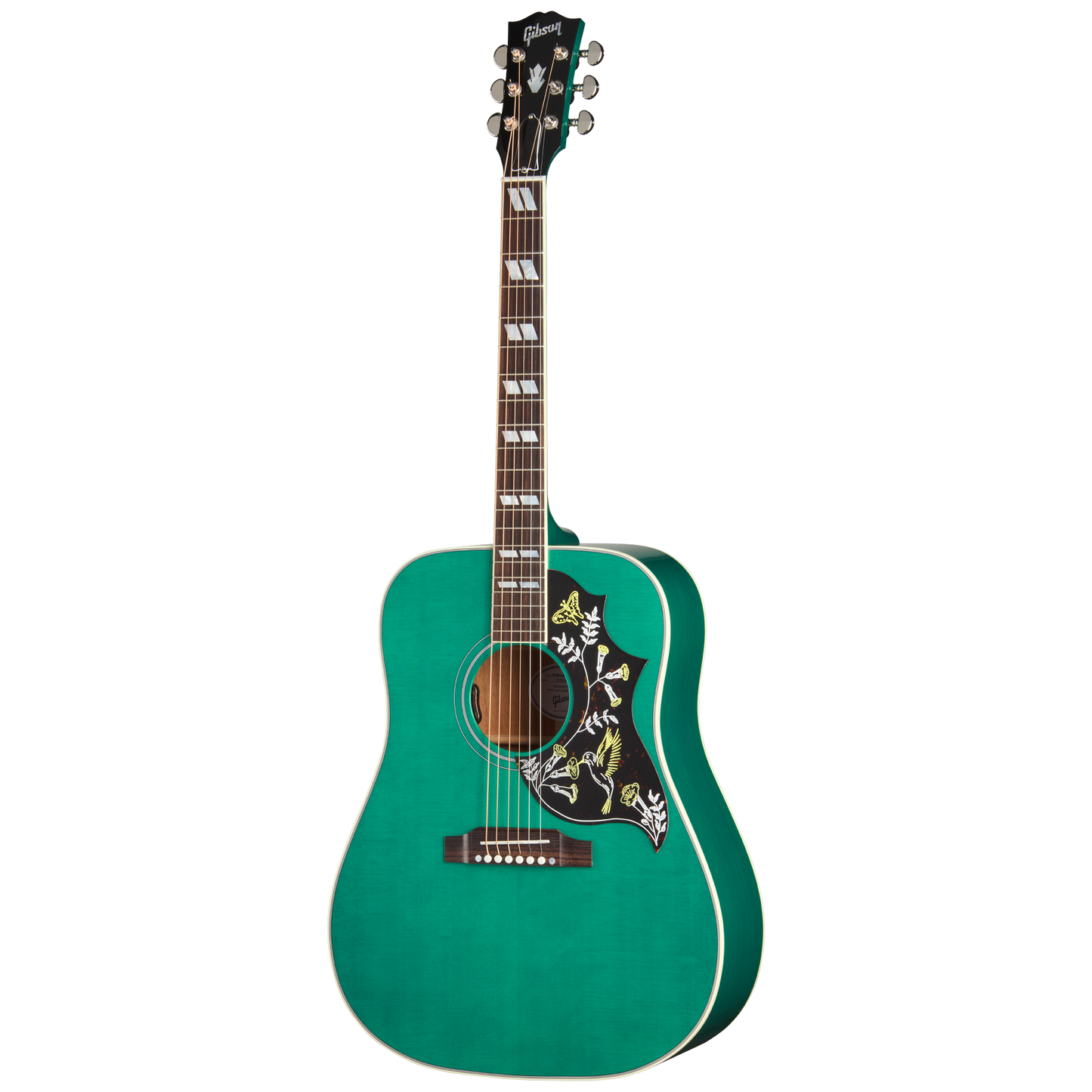 Gibson Hummingbird Standard Acoustic Electric Guitar in Translucent Teal