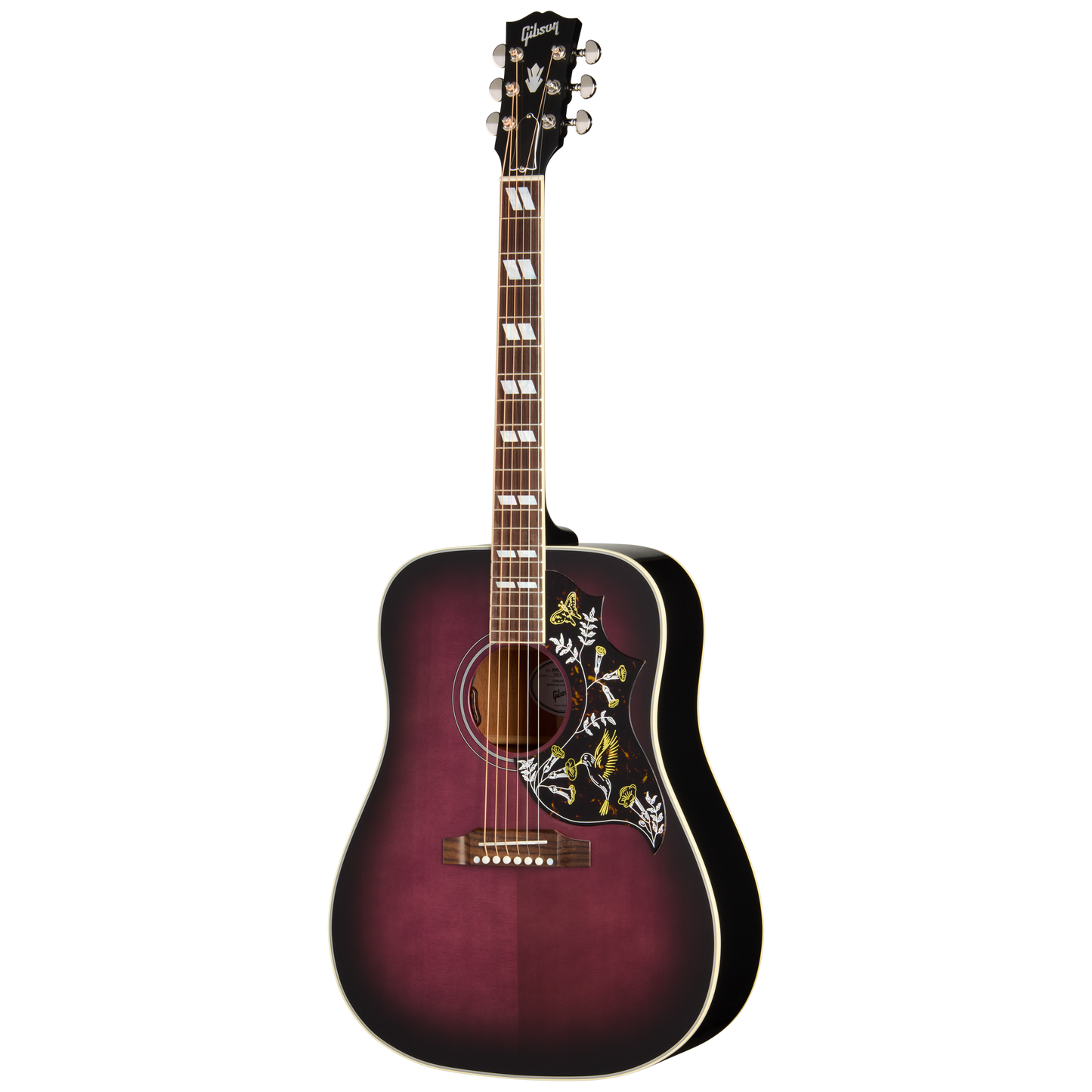 Gibson Hummingbird Standard Acoustic Electric Guitar in Purple Burst