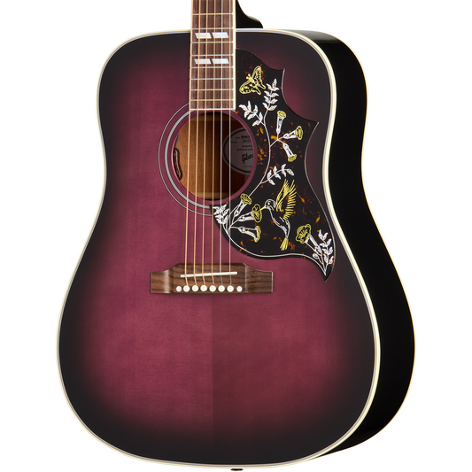 Gibson Hummingbird Standard Acoustic Electric Guitar in Purple Burst