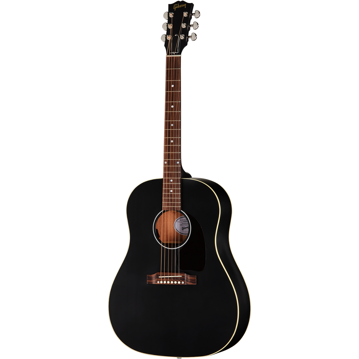 Gibson J-45 Special Acoustic Electric Guitar in Satin Ebony