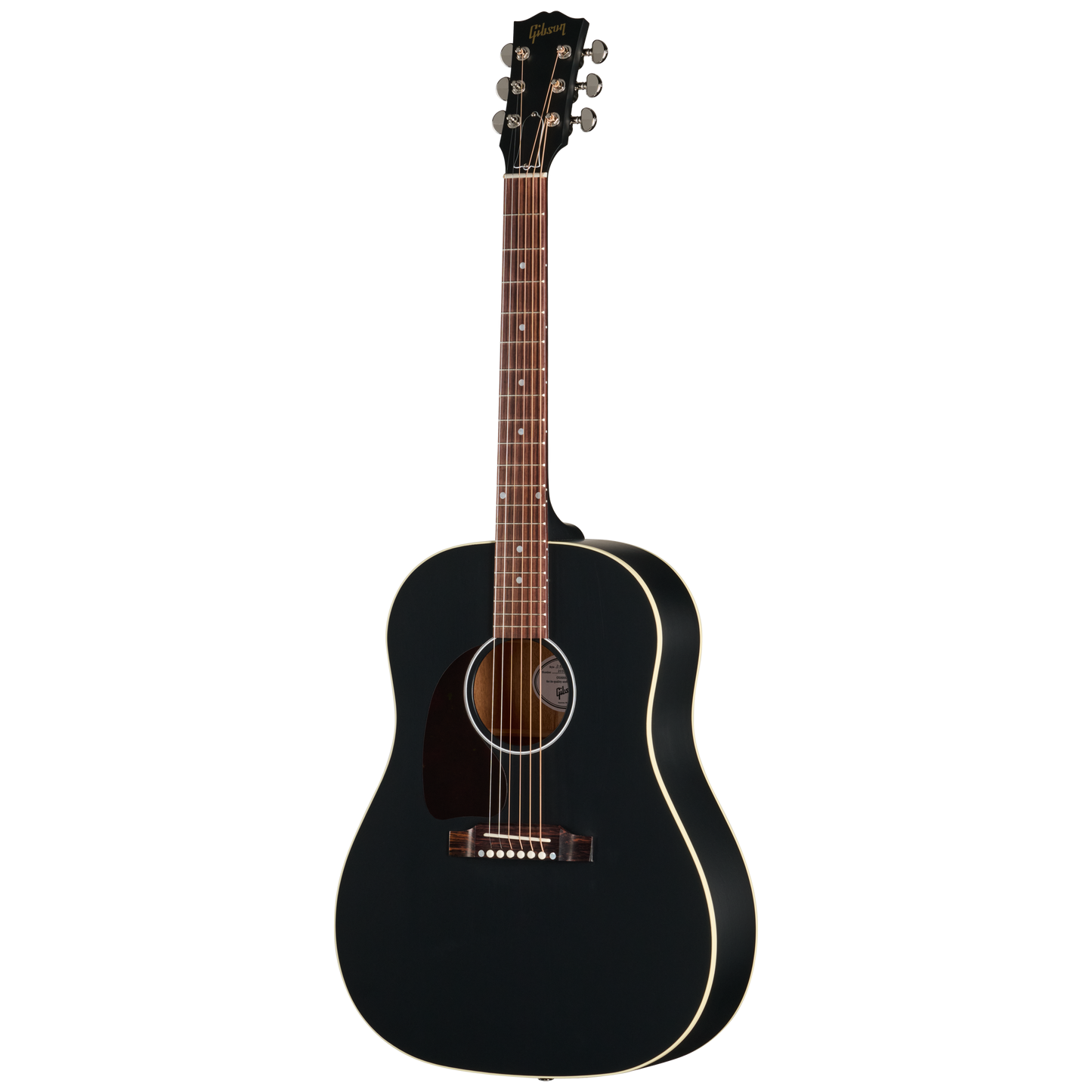 Gibson J-45 Special Left Handed Acoustic Electric Guitar in Satin Ebony