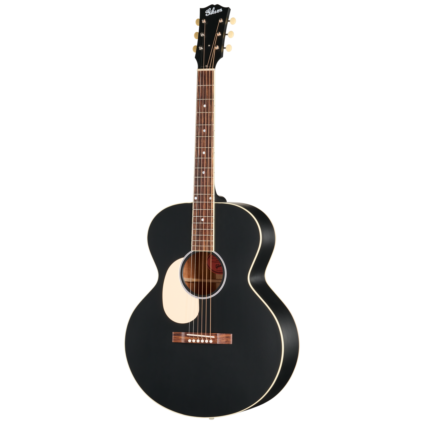 Gibson J-185 Century 12 Fret Left Handed Acoustic Guitar in Ebony