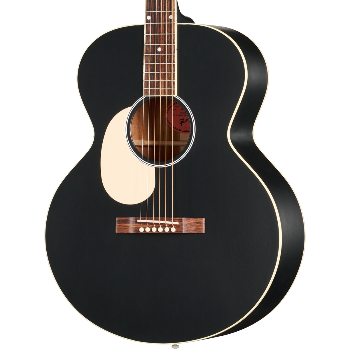 Gibson J-185 Century 12 Fret Left Handed Acoustic Guitar in Ebony
