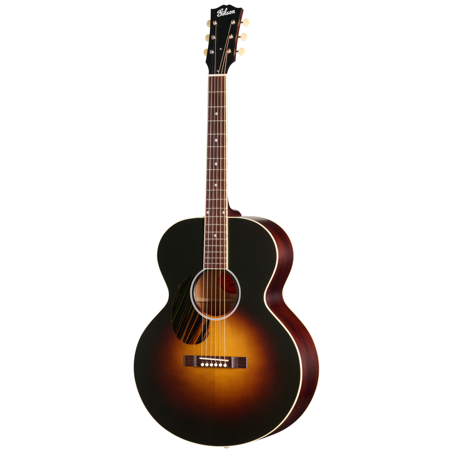 Gibson J-185 Century 12 Fret Left Handed Acoustic Guitar in Vintage Sunburst
