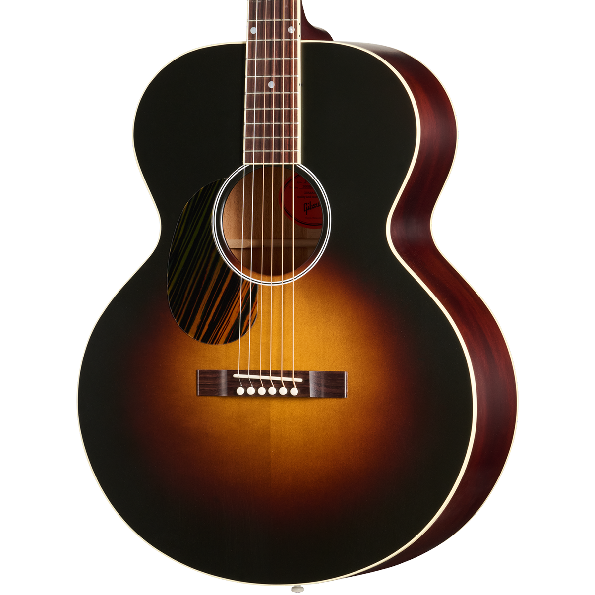 Gibson J-185 Century 12 Fret Left Handed Acoustic Guitar in Vintage Sunburst