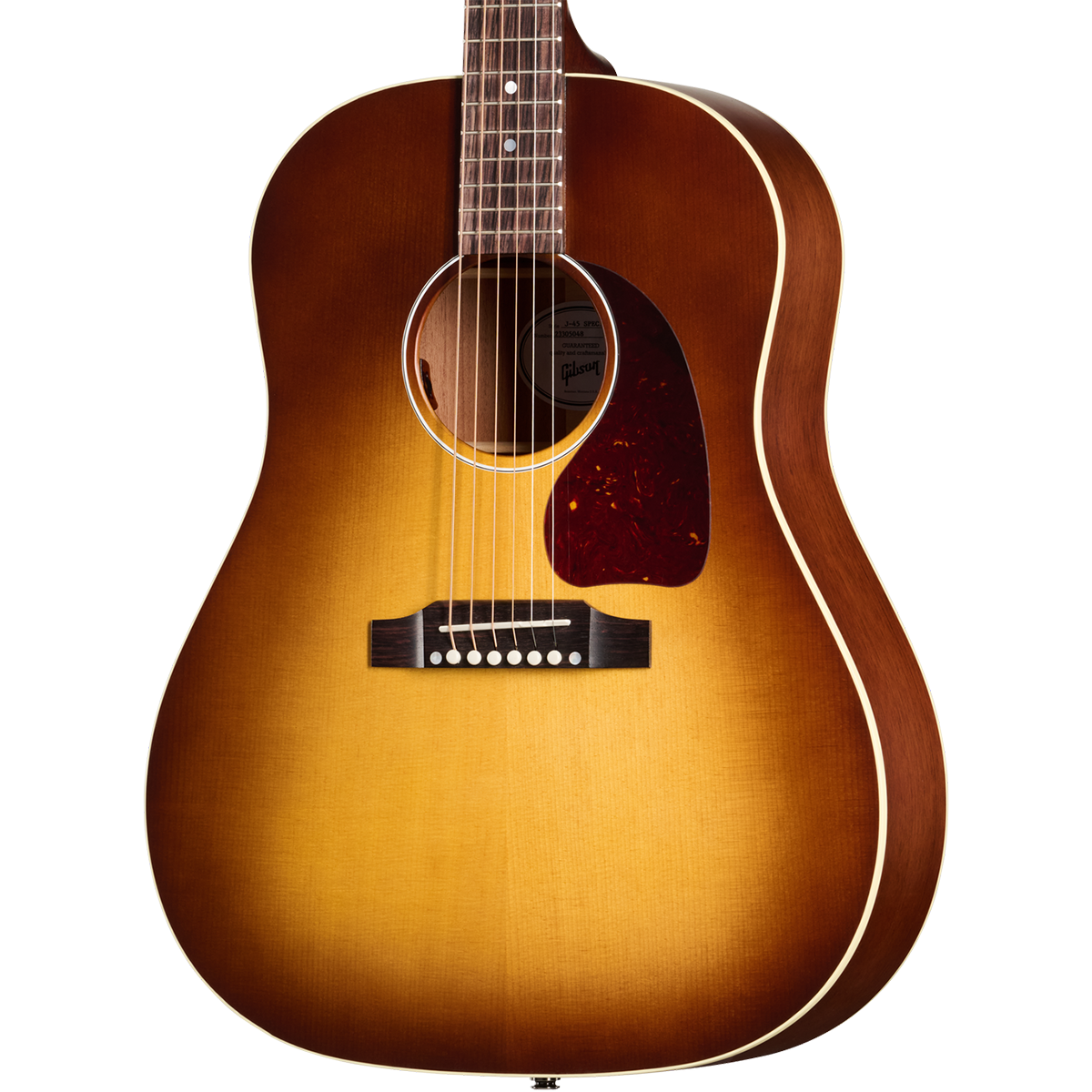 Gibson J-45 Special Acoustic Electric Guitar in Satin Honey Burst