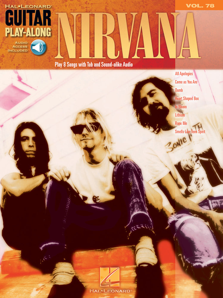 Nirvana Guitar Playalong Volume 78 BK/OLA
