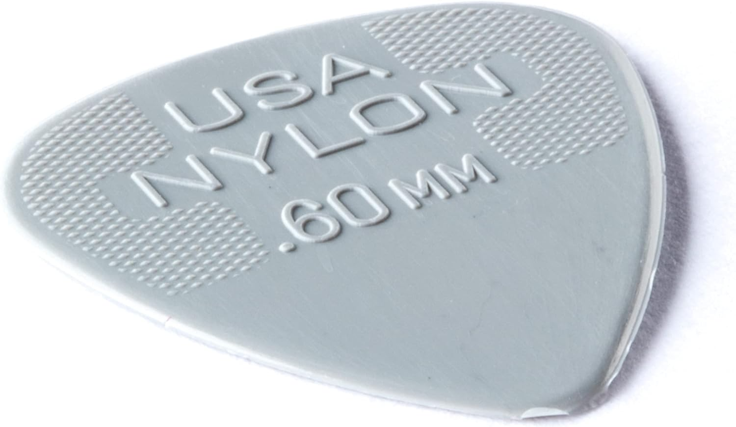 Jim Dunlop Nylon Guitar Pick .60mm 12 Pack in Grey