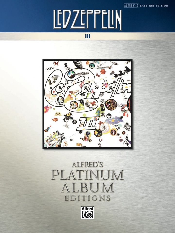 Led Zeppelin III Authentic Bass TAB Platinum Album Edition
