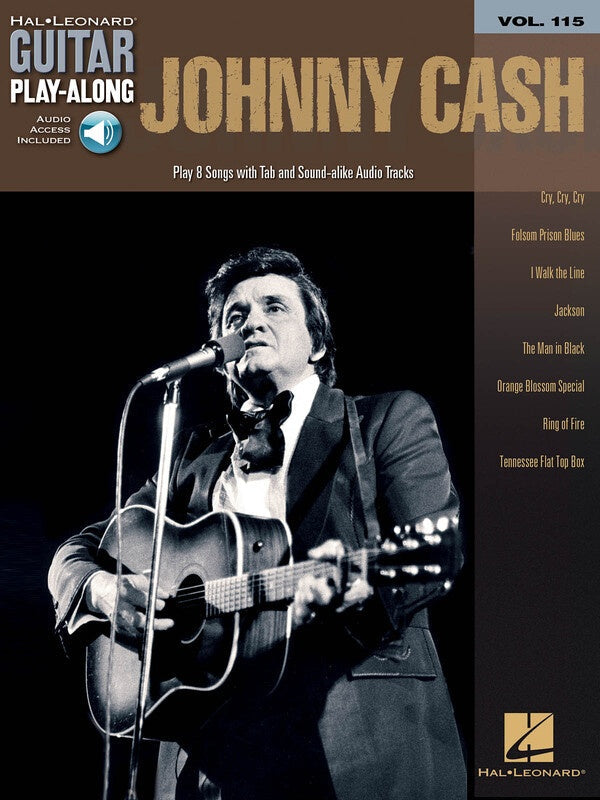 Johnny Cash Guitar Playalong Volume 115 BK/OLA