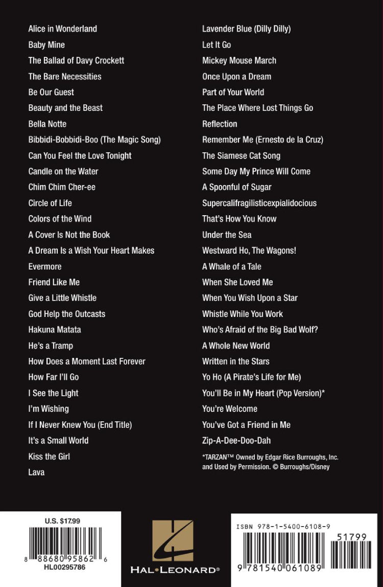 Disney Guitar Chord Songbook 2nd Edition