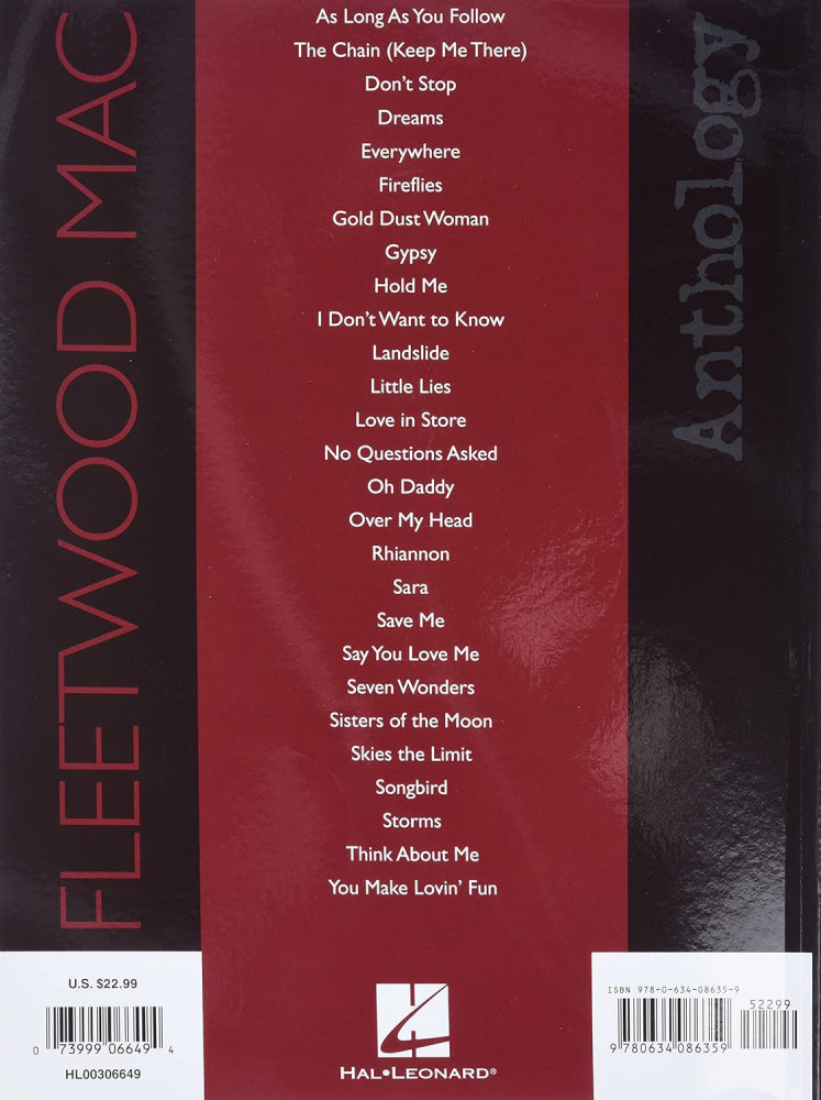 Fleetwood Mac Anthology PVG
