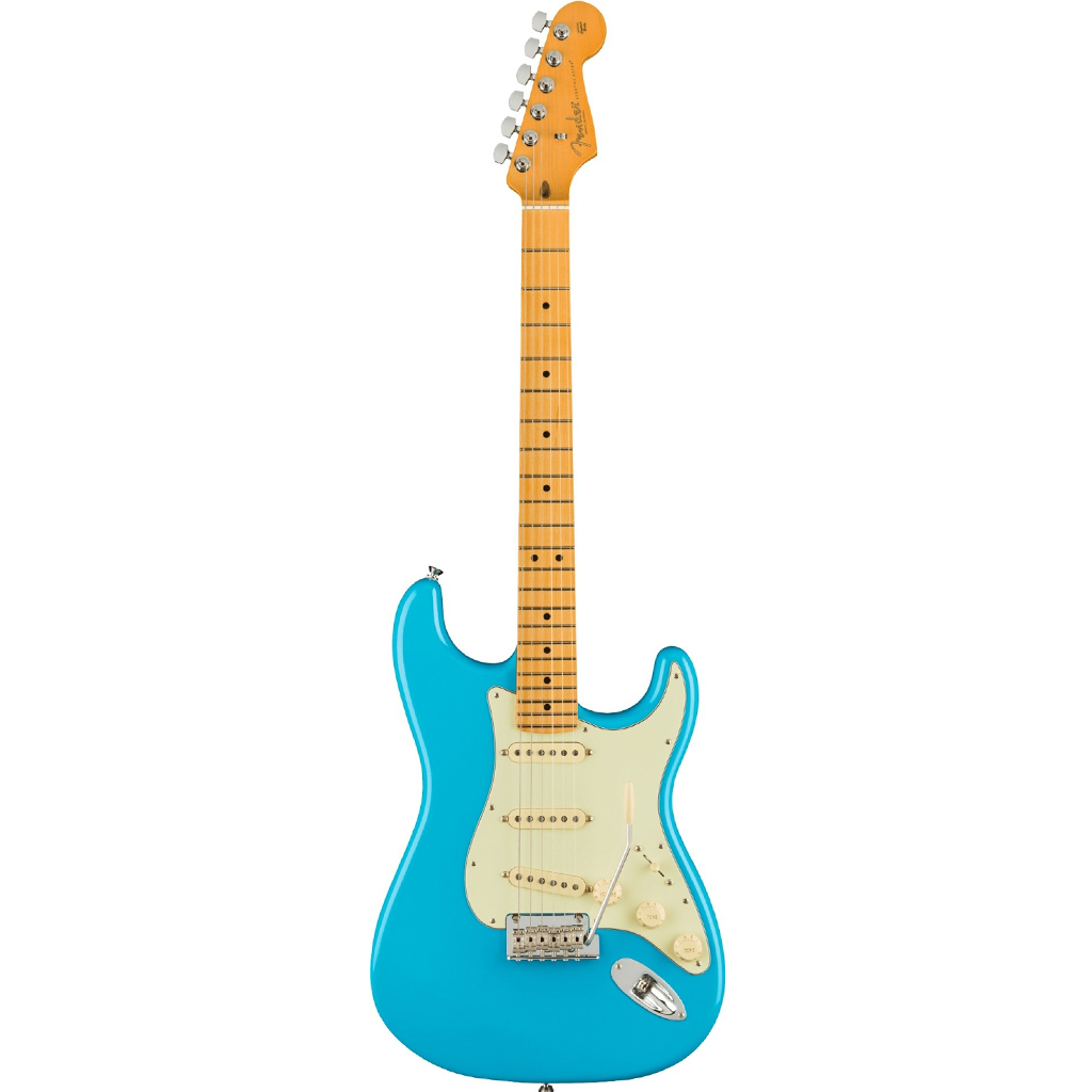 Fender American Professional II Stratocaster, Maple Fingerboard in Miami Blue
