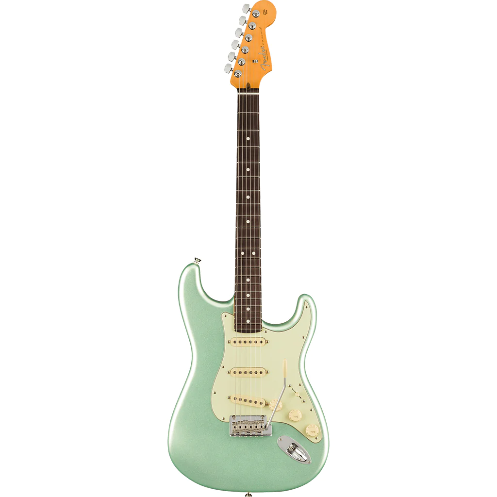 Fender American Professional II Stratocaster, Rosewood Fingerboard in Mystic Surf Green