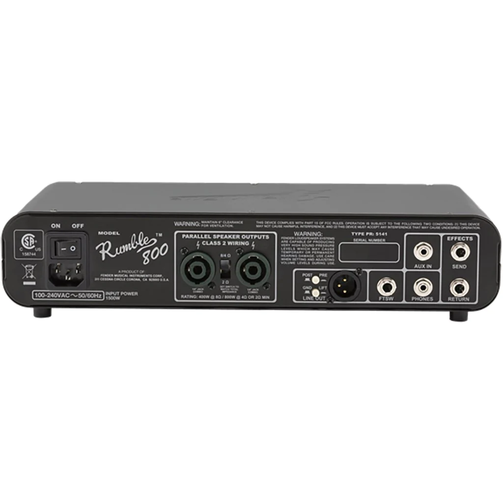 Fender Rumble 800 HD 800W Bass Amp Head