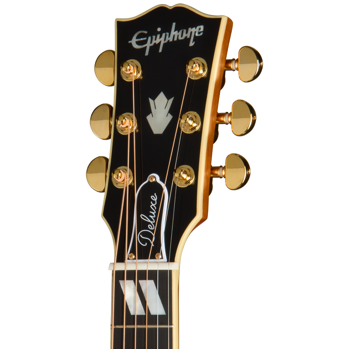 Epiphone Hummingbird Deluxe EC Acoustic Electric Guitar in Autumn Burst