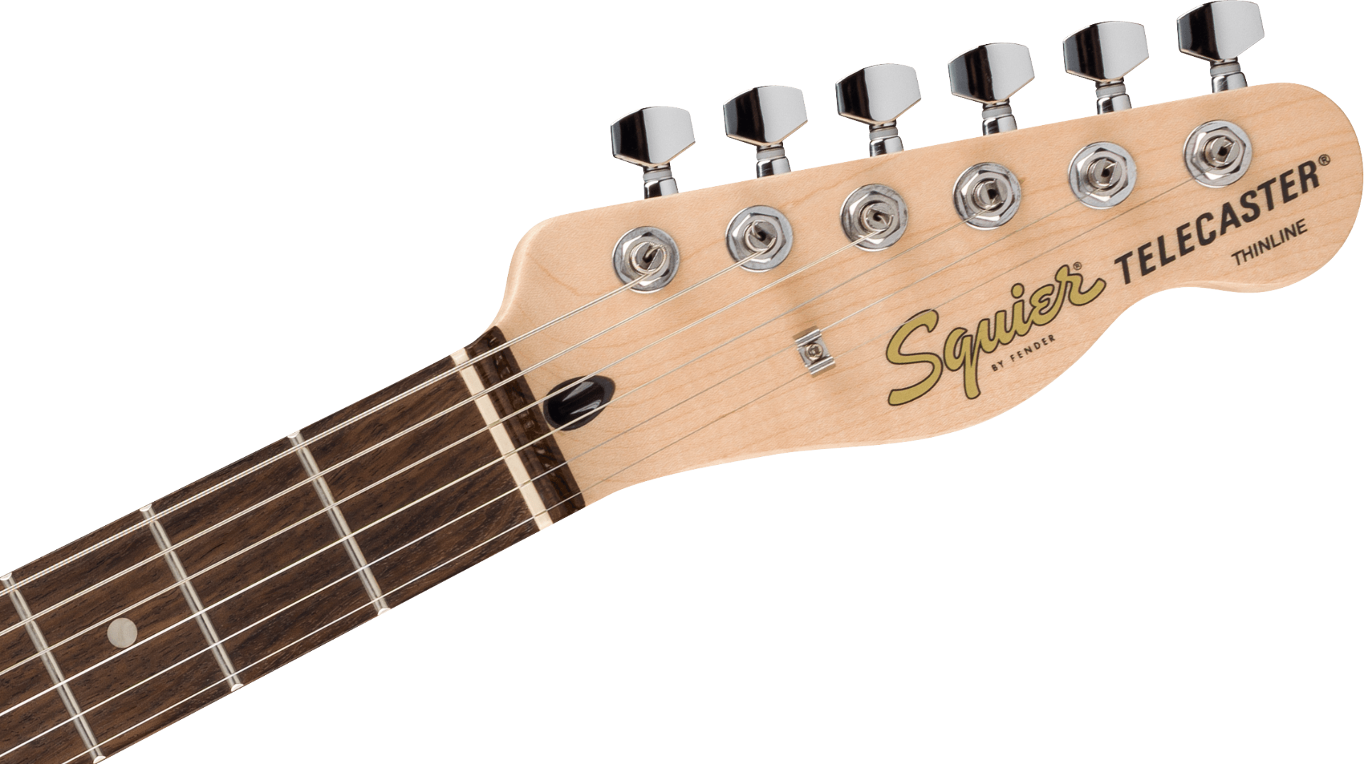 Squier FSR Affinity Series Telecaster Thinline, Laurel Fingerboard, White Pickguard in Lake Placid Blue