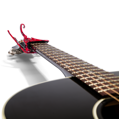 Kyser Quick Change Acoustic Guitar Capo in Red Bandana