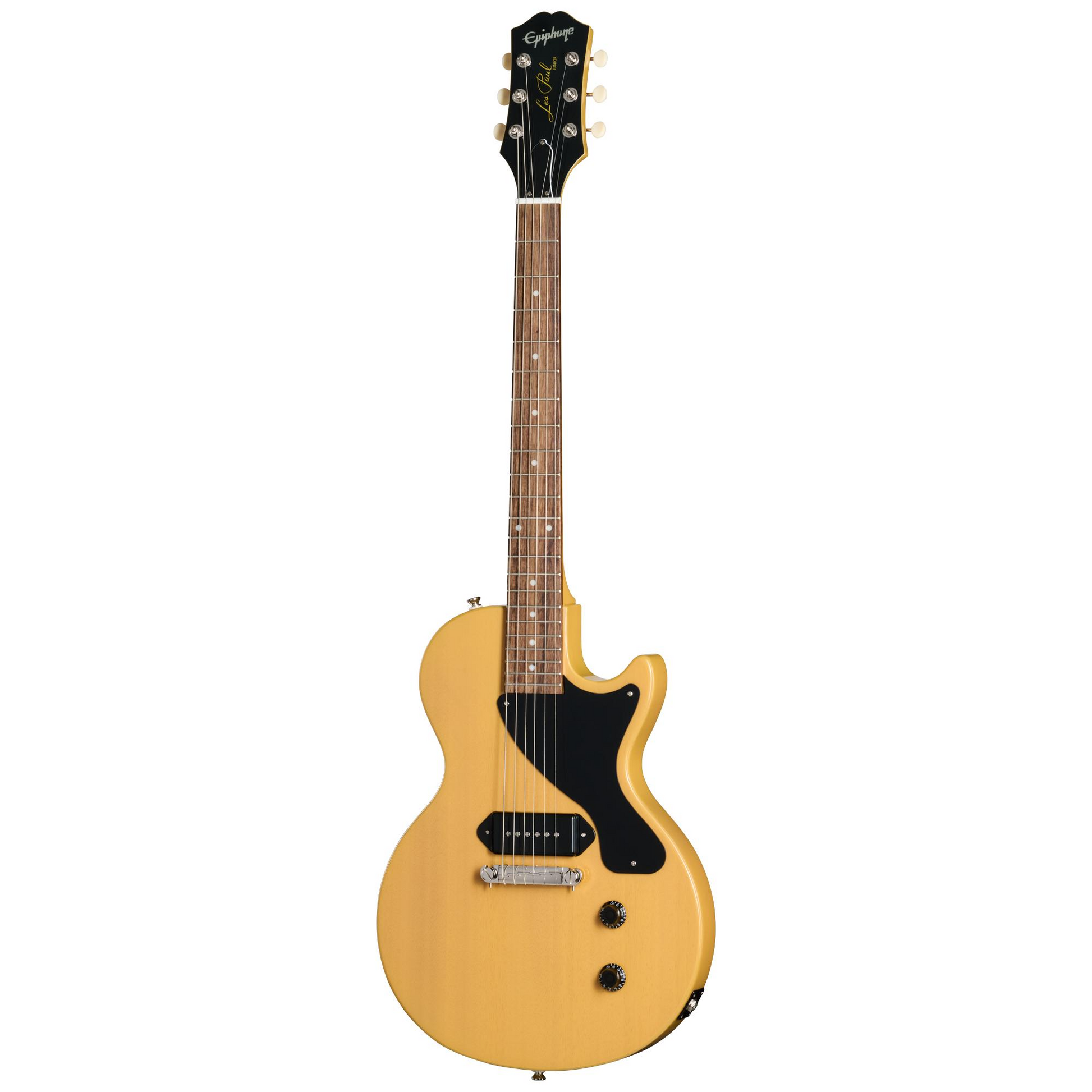 Epiphone Les Paul Junior Electric Guitar in TV Yellow