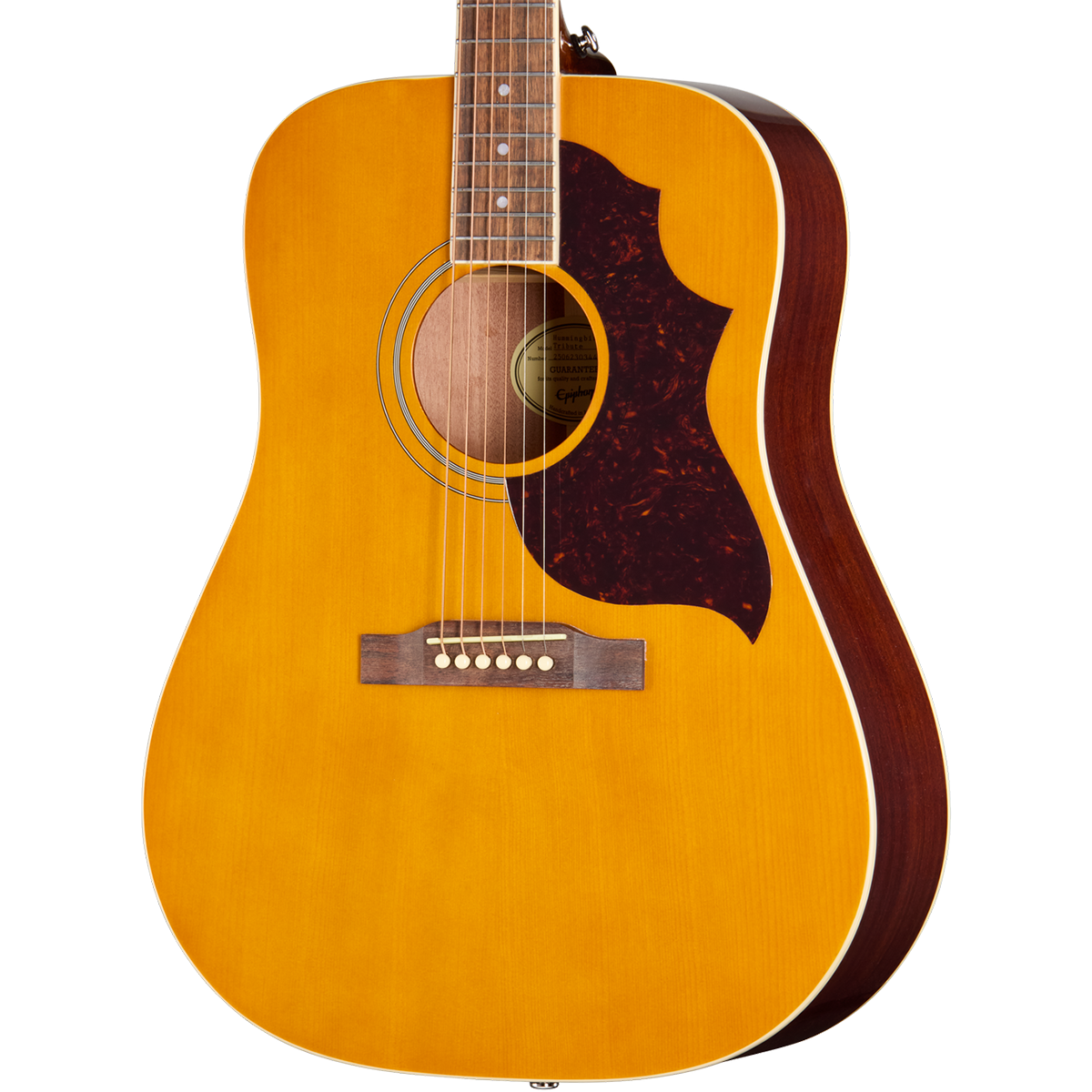 Epiphone Hummingbird Tribute Acoustic Guitar in Antique Natural