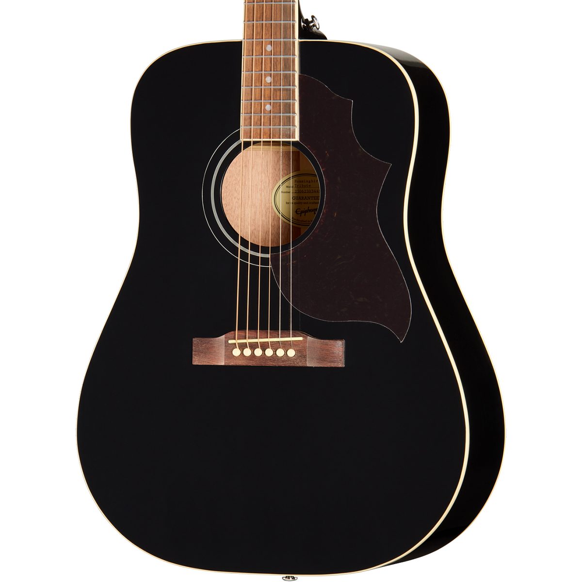 Epiphone Hummingbird Tribute Acoustic Guitar in Ebony