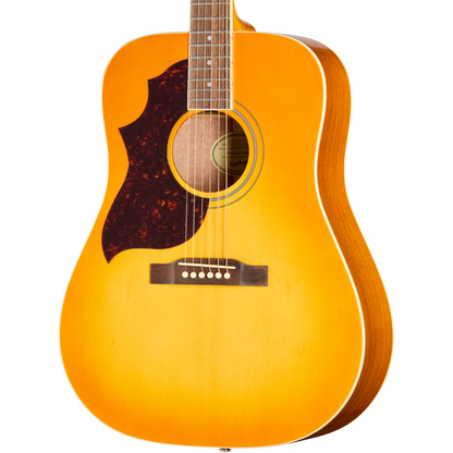 Epiphone Hummingbird Tribute Left Handed Acoustic Guitar in Heritage Cherry Burst