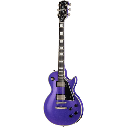 Epiphone IGC Les Paul Custom Electric Guitar in Amethyst Sparkle