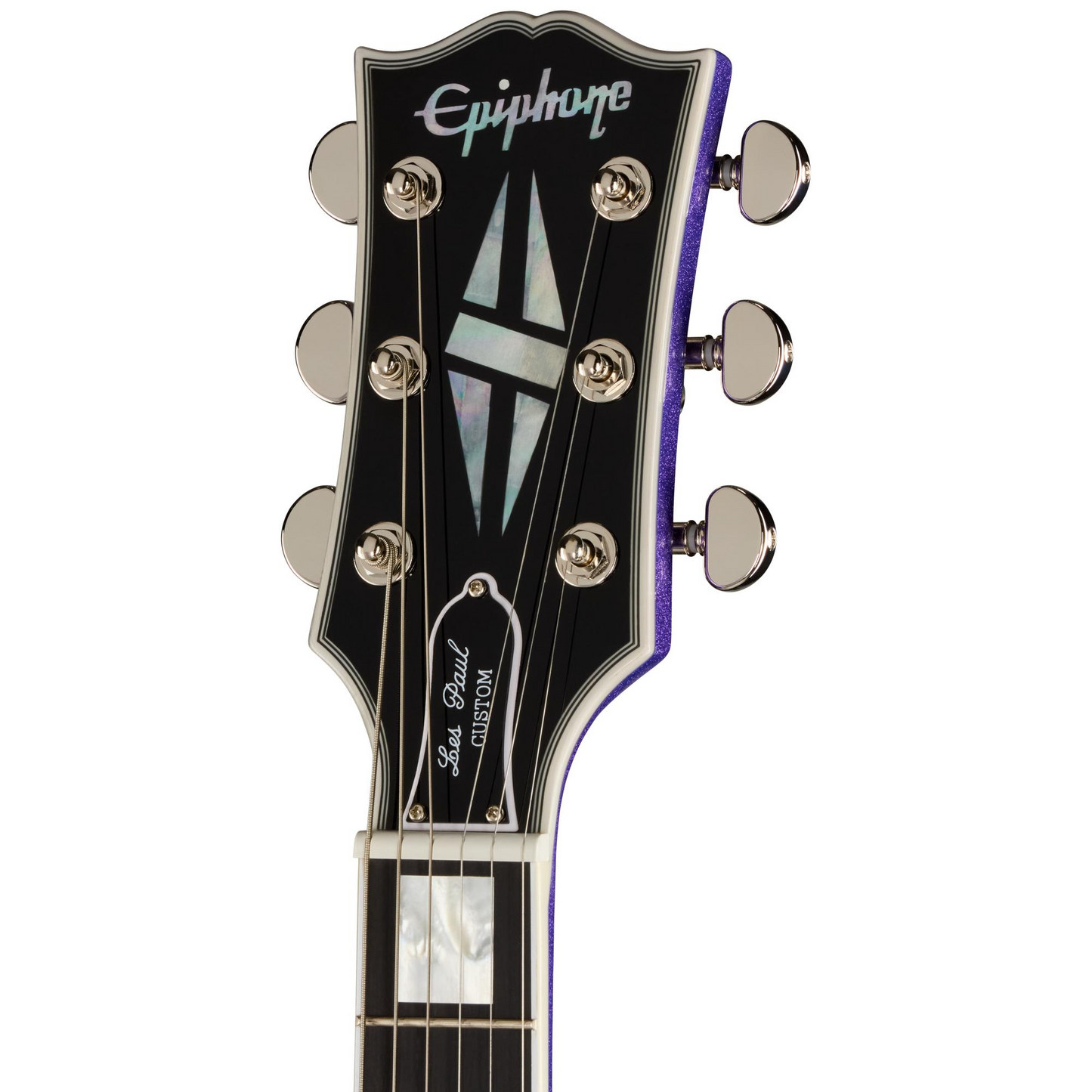 Epiphone IGC Les Paul Custom Electric Guitar in Amethyst Sparkle