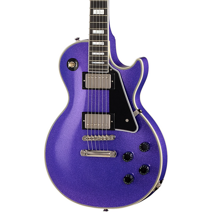 Epiphone IGC Les Paul Custom Electric Guitar in Amethyst Sparkle