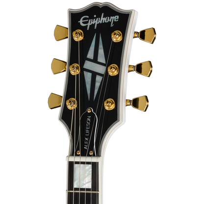Epiphone IGC Alex Lifeson 1976 ES-355 Reissue Electric Guitar in Alpine White