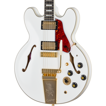 Epiphone IGC Alex Lifeson 1976 ES-355 Reissue Electric Guitar in Alpine White