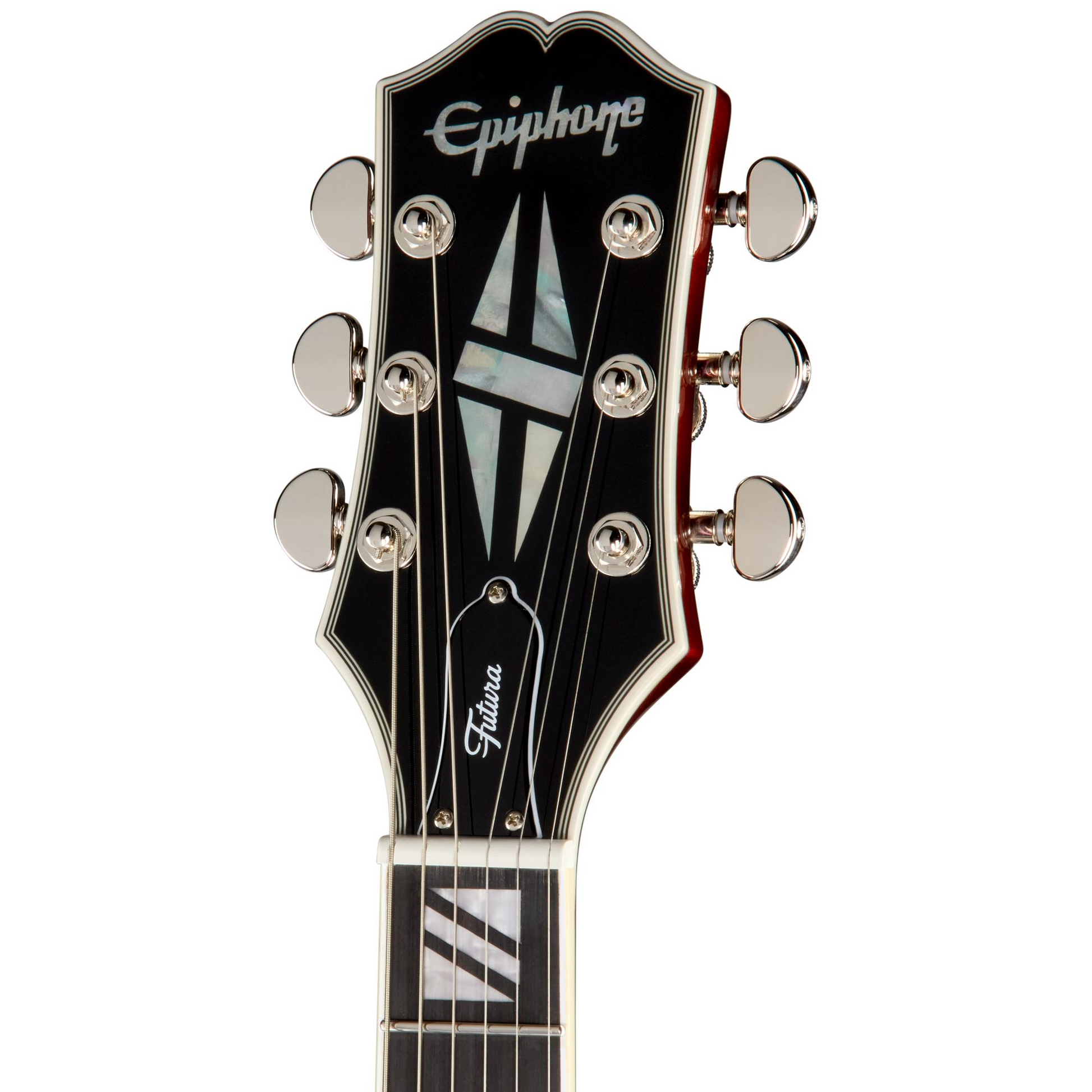 Epiphone Futura Les Paul Custom Electric Guitar in Midnight Ember Shift