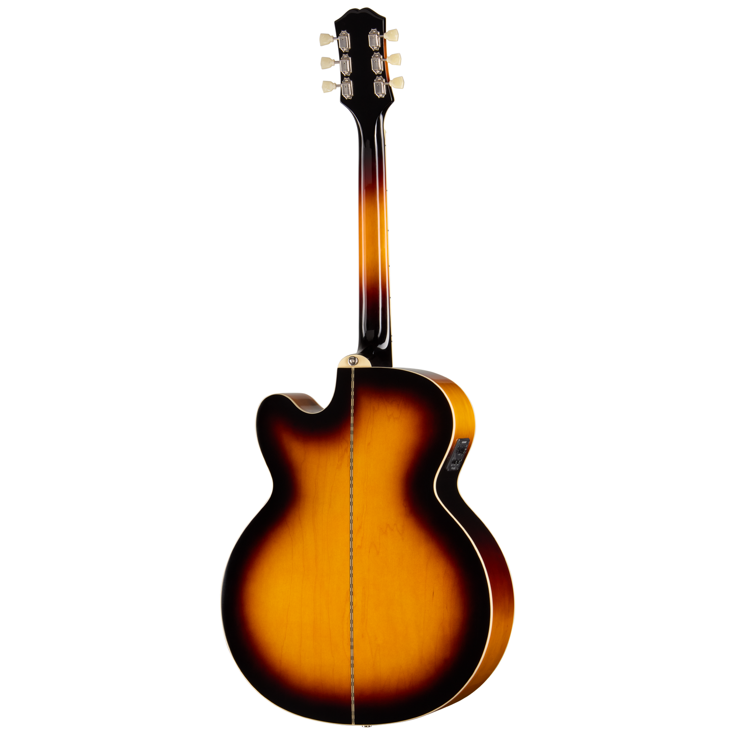 Epiphone J-200 Studio Acoustic Electric Guitar in Vintage Sunburst