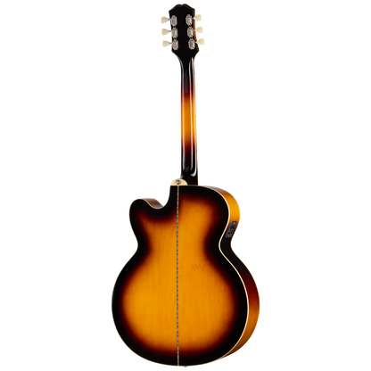 Epiphone J-200 Studio Acoustic Electric Guitar in Vintage Sunburst